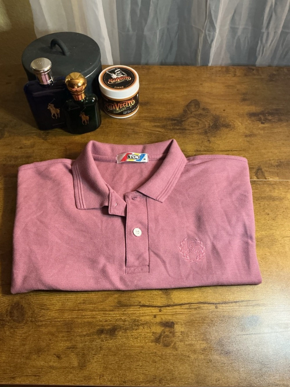 TCM Product Men's Rose Pink Polo